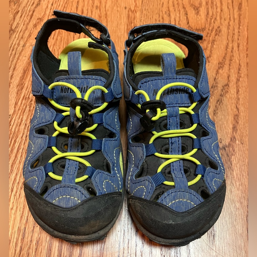 Northside Kids Blue and Yellow Outdoor Sandals